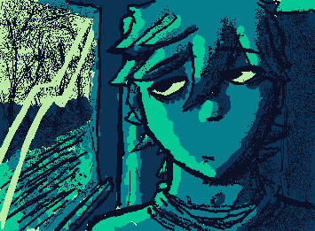 Viajando.../Traveling... Fan art of guy, OC of Yama (I can't tag it for some reason)