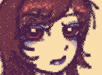 I drew this girl she was supposed to give off goth vibes or something idk!