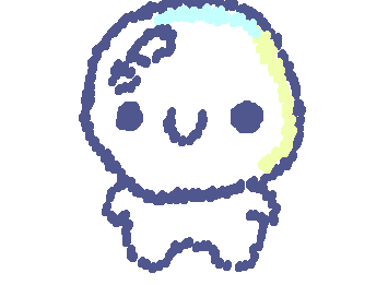 あわわちゃんかいたさいきんへいせいきゃらにはまってる