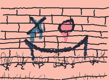 reminds me of an old brick wall i´ve seen