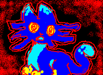 eyestrain cat :p
beware of your eyes