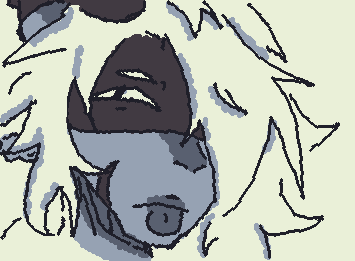 decided to draw something NON subspace related!! this is my self insert OC :3 they're a very silly and evil goober >:]