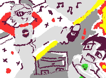 Artwork: GFDID(ref) Act one interaction between john and strider, DUDEE I WAS gonna do a sburb of text bubble...