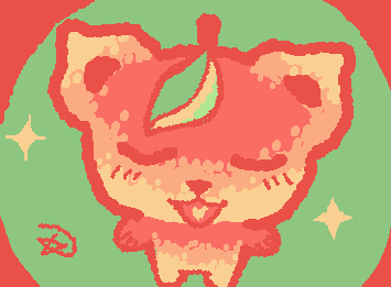 3RD ARTFIGHT ATTACK!!! @ramunebears on instagram's oc Peach Bear!