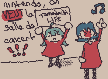 Nintendo, on VEUT la salle de concert dans tomodachi Life
Pitié 😭