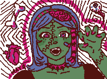 Réka my zombie OC :3