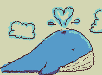 lost my stylus and have been forced into clumsy finger painting :—(