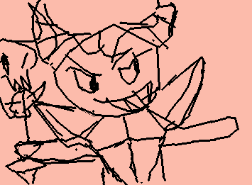 "She need horns cuz she so evil" MUHAHAUHAUH this is dark entrance cookie from hit game cookies starting war on each other because they can.