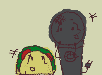 ::wp-laughing:: Taco and mic from inanimate insanity.. made for a STINKY friend!!