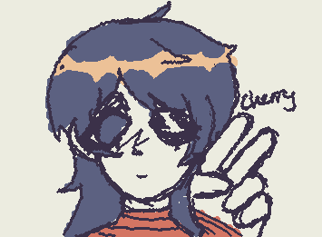 i tried to draw anya from mouthwashing and idk how she ending up looking like this😭😭