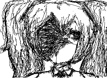 miku deep blue fast doodle 😼 happy birhtday miku!!!1