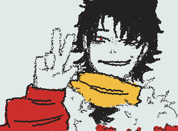 he's my oc hehhehehe