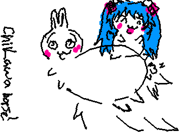 Chickasaw horse with hatsume miku riding it! (Requested by @Cristy I made miku a horse hope that’s ok!🤠