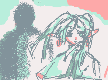 初です 葬送のフリーレンを描かせて頂きました! わかりにくいかもしれませんが、横にいる影は一応ヒンメルのつもりです、、、 あと余談ですが、背中がくっそかゆい::wp-panic::