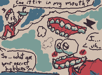 Thank you Yama (I couldn't tag it correctly), for asking Caine about his secret hobbies, he apreciates it a lot :)