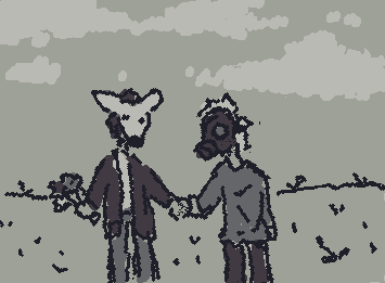 lil guys I drew a bit ago- they aren't my best drawing but I think theyre cute :3