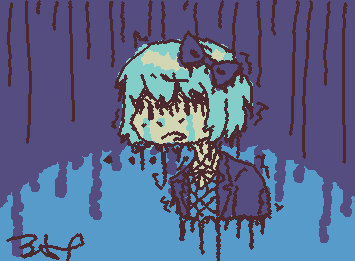 Sayori doesn't like what you did.