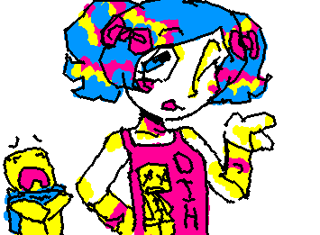 redrawing my old second ugly4$$draw cuz my art only improved in tradicional lol 😋😋