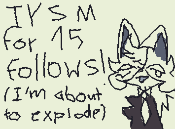 Next goal: 25 follows.
TYSM!!!