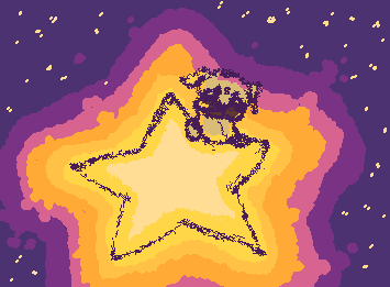 Pug on a star as requested by @St4rPug