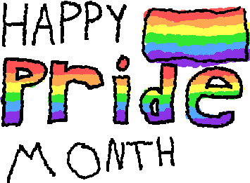 HAPPY PRIDE MONTH!!! Remember that Trump cant every wipe EVERYONE out and that we WILL survive this >:}(THEY WILL NOT ERASE US)