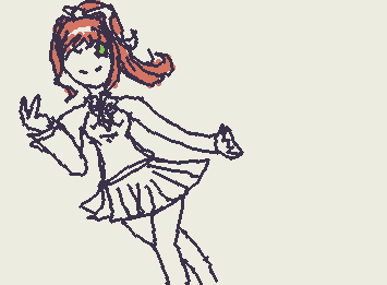Momi--uhhhg immean Monika from ddlc for ..g-gulp ... @ac3r