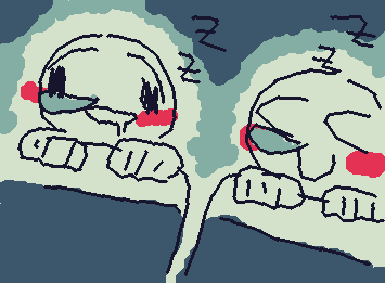 おやすみ(:3[____]