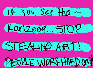 @Karl2009IF YOU SEE THIS STOP STEALING ART! Even if it’s rage bait,and am very passionate about justice. People work hard on THEIR art. Stop.