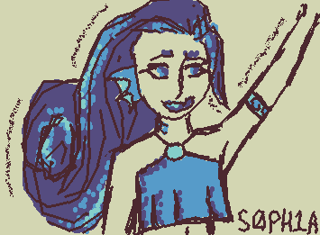 New OC! What should I name her? (Also, her mouth is a lil off, so just ignore that)