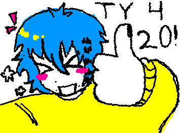 yay! thanks for 20 follows :D much appreciated