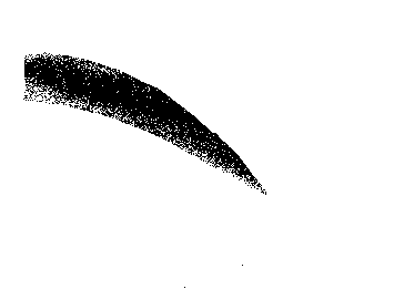 first time something nice I draw an eyebrow