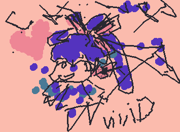 @Eliiiiiiiiii it is done. i cried while making this work of art. title: "gakupo kamui drawn with vivid's right foot". you have been blessed.