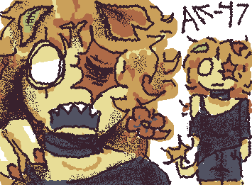 @DoombringerIloveyou 's ok AK-47, as requested by them ^^ the colors were super hard to get variation with so i hope I did them justice!!