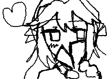 one stroke
　一筆書き！！デフォ子かわいいよデフォ子！！::wp-laughing::