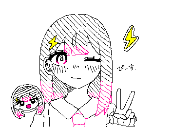 @midesu さんからのリクでocのきらちゃん描けました!遅くなってすみません!