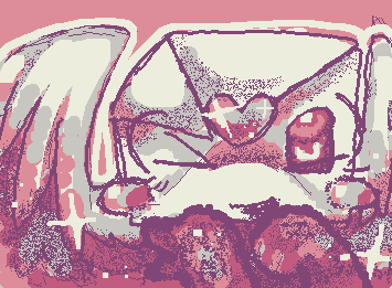 Rosey the Love Letter! [OSC OC] ~~~~~~ shes so rude but so pretty sighs...Since february 14th is coming up as valentines, i drew her...happy early bday rosey..!