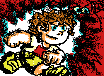 João, o garoto dragão.
Leia Dragão & Maria, do @estudio_artefatos