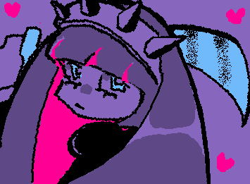 stocking! noticed I haven't used this palette yet and thought that it suited her :3