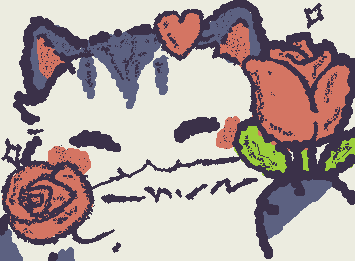 For my best friend!!🐱🌹💖