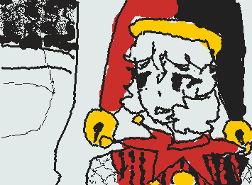 Tinea is scared to preform today part of @Eli-draws circus au