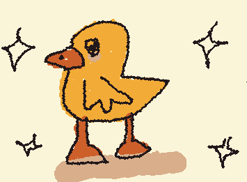 Cute duck