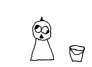 "this is bucket" said a highly intelligent man