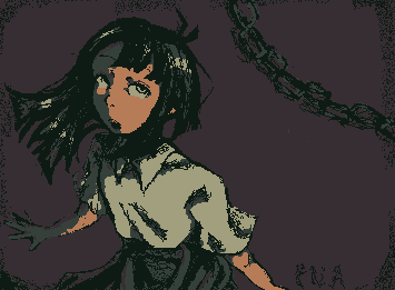 just a meh drawing of human ena that was shown in the dating oblivion trailer :p