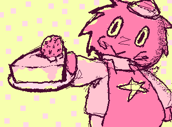 Hey wanna try my cake pls *'v'*, Eka from Funhouse
He/Him