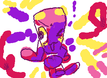 I drew Exclamation from animatic battle, i never watched it before tho. DOING MY DT LOL (request by @cuz_i_can) sry if i colored them differently!