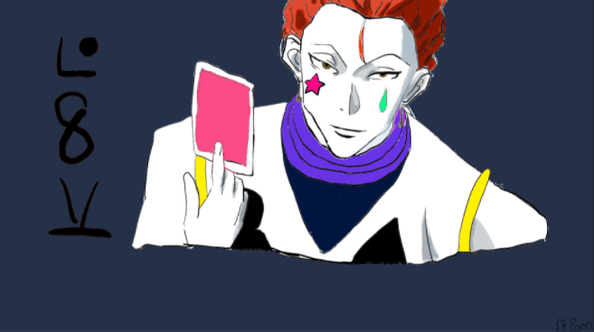 絵チャでヒソカ描きました!!