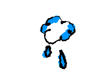 雨のイラスト🌧