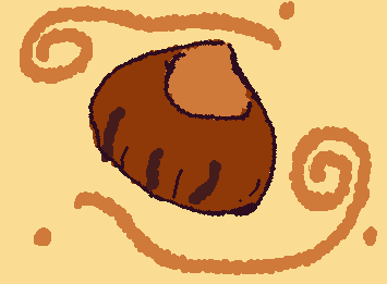 Its a nut called a buck eye