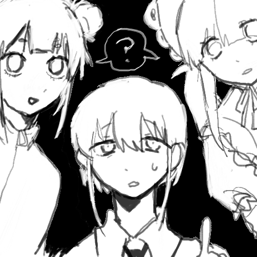 鳩ぽっぽさんとVamちゃんとKukiちゃんでかきたくて衝動書きしたやつですうへへへへへ