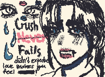 Actually, her one & only crush didn’t fail!